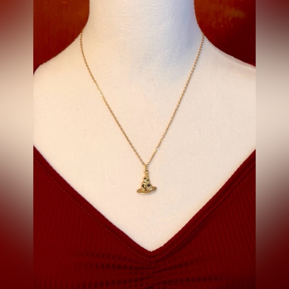 Witch Hat Necklace Halloween Style New Spooky Costume Accessories - Picture 3 of 6